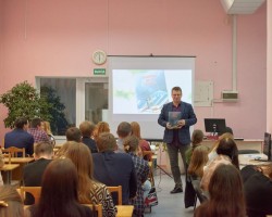 Сотрудники издательства «Адукацыя і выхаванне» посетили Витебский государственный университет им. П. М. Машерова. Сотрудники издательства «Адукацыя і выхаванне» посетили Витебский государственный университет им. П. М. Машерова.